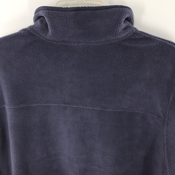 NEW 32 Degree Heat Gray Navy Sweater Size XL Snap-On Front Mock Neck Soft Fuzzy - Picture 8 of 16
